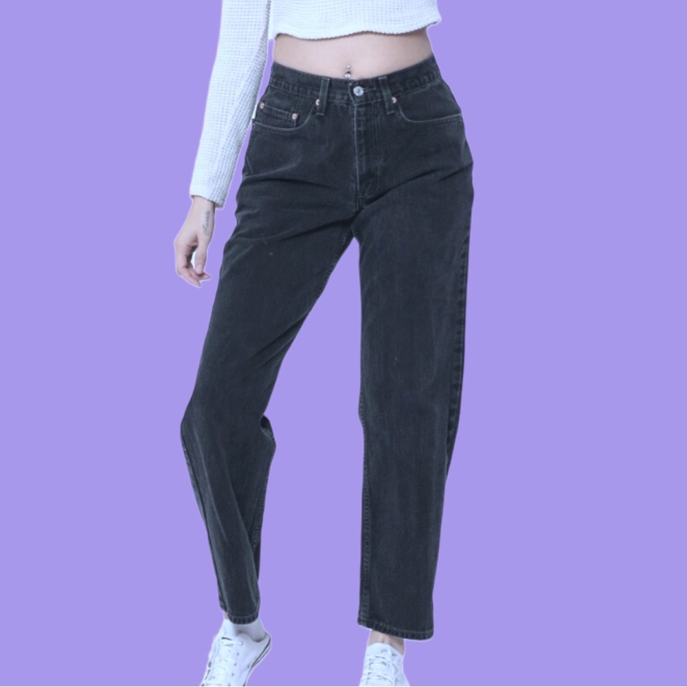 4/45$ Vintage 90s Black 550 Relaxed Fit Tapered Leg | Levi’s
